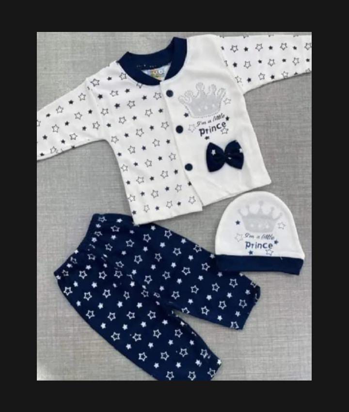 New born Baby And Baba Dress With Cap